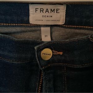Frame straight leg jeans